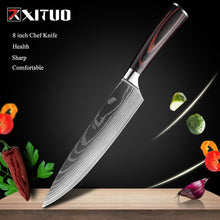 Load image into Gallery viewer, Elegant Damascus Chefs Knife