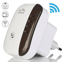Load image into Gallery viewer, Wireless Wifi Repeater Wifi Range Extender Router Wi-Fi Signal Amplifier 300Mbps WiFi Booster 2.4G Wi Fi Ultraboost Access Point