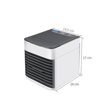 Load image into Gallery viewer, Mini USB Air Cooler Portable Air Conditioner Humidifier Purifier 7 Color Light Desktop Air Cooling Fan Air Cooler Fan for office