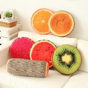 Creative 3D Fruit Cotton Chair Cushions